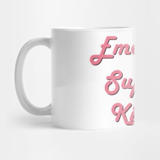 Emotional support candy pink Mug